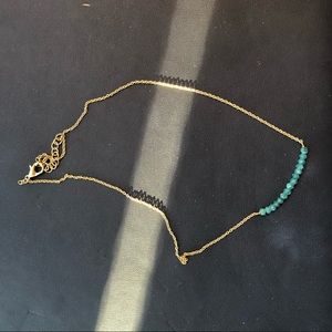 Dark green necklace
